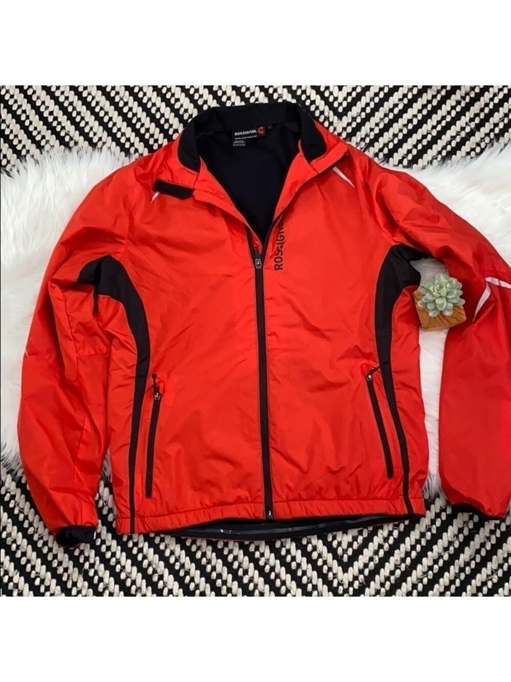 Rossignol performance style red and black jacket